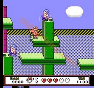une photo d'Ã©cran de Pizza Pop sur Nintendo Nes